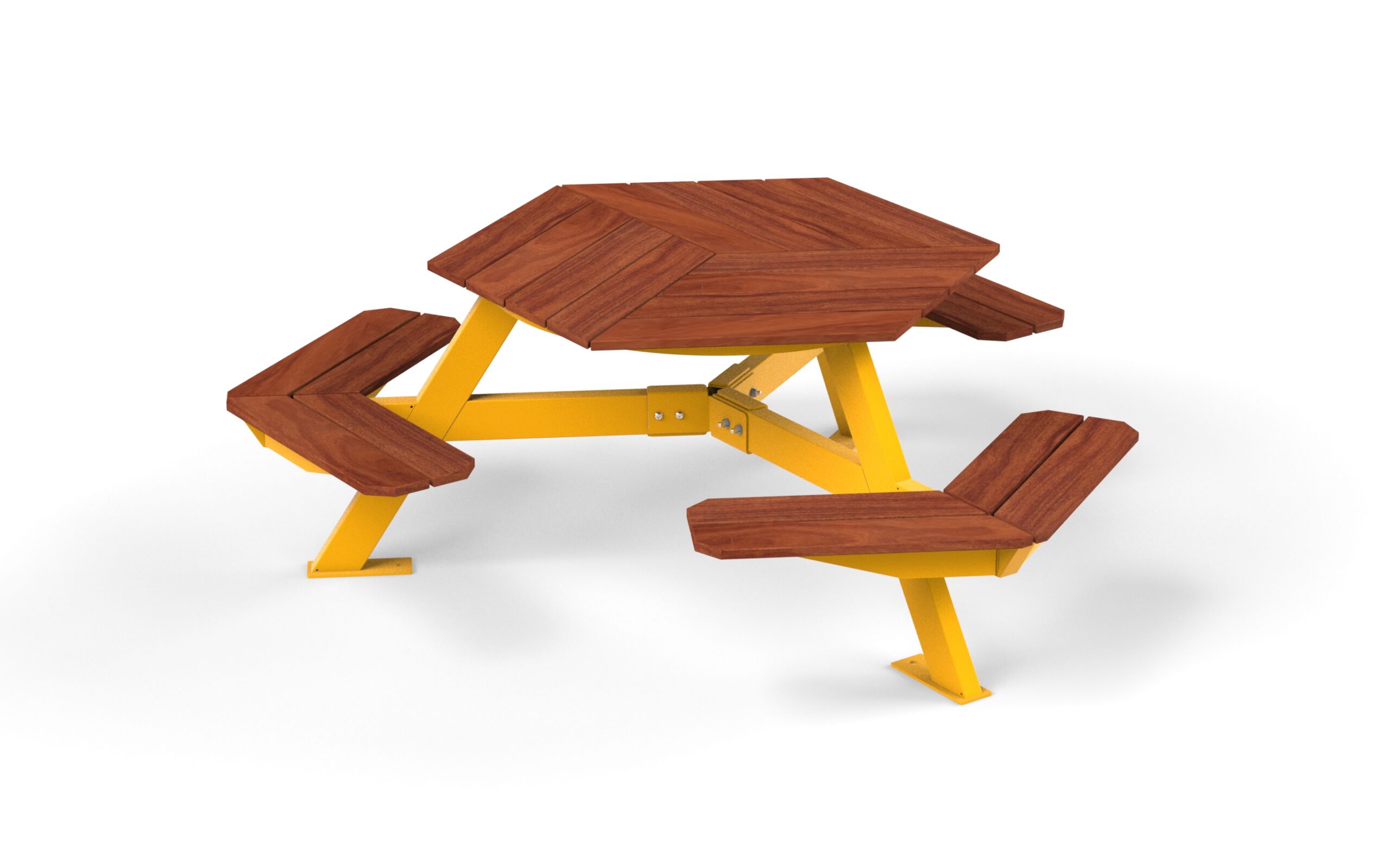 Hexagonal table : Urban furnitue | Equiparc